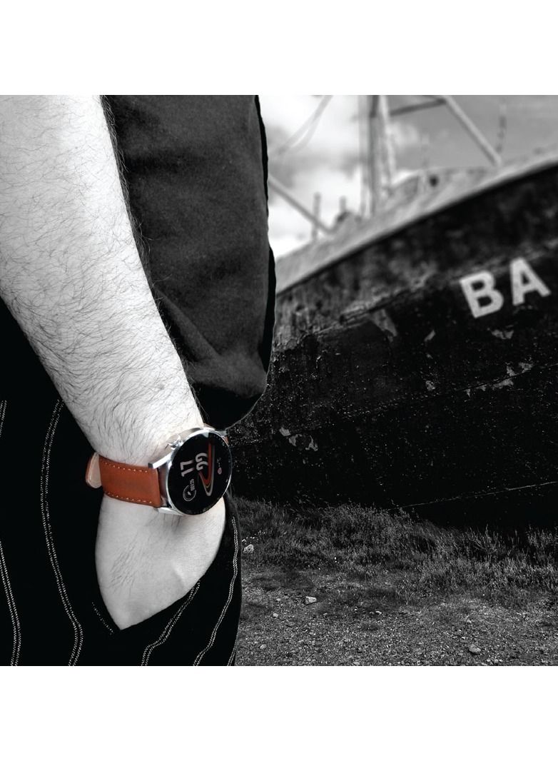 Max & Max Smart Watch for Men & Women – Cruise Collection Water Resistant Fitness Tracker with Bluetooth Calling, Heart Rate & Sleep Monitor, 3 Replaceable Straps (Grey, Silver, Brown) – Compatible with iOS & Android - Image 5