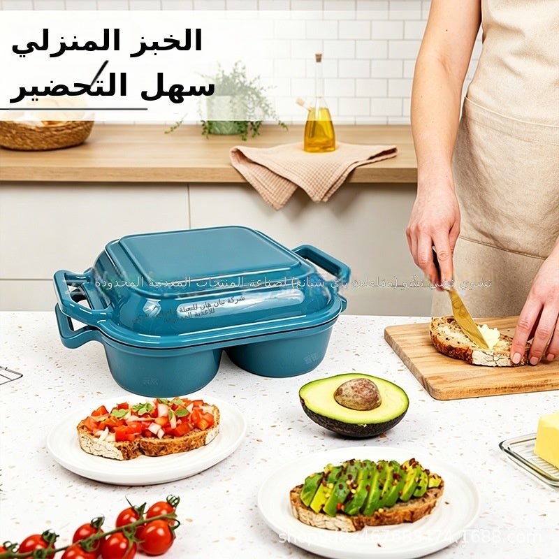 Enamel Cast Iron Dutch Oven for Bread Baking, Safe up to 500°F, Non-Stick Round  Design - Image 4