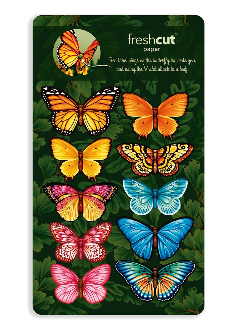 Freshcut Paper Pop Up Cards, Butterflies & Buttercups, 12 Inch Life Sized Forever Flower Bouquet 3D Popup Greeting Card, Birthday Cards, Thank You Card, Blank Notecard & Envelope - Image 3
