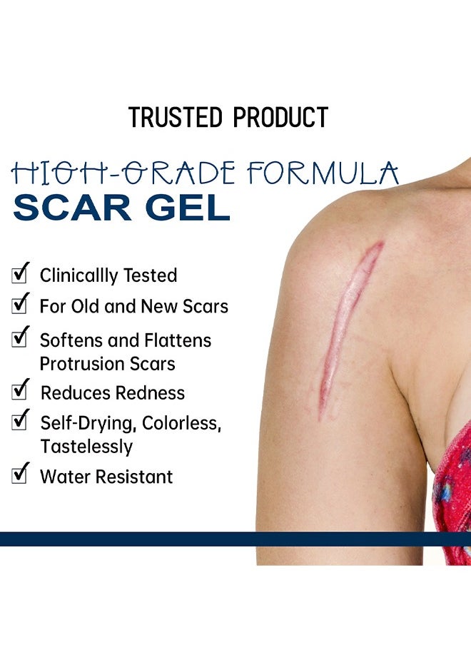 West&Month High-Grade Formula Scar Gel, Fade Scar Gel, Smooth Skin Care Gel,Scar Repair For Scar Pregnancy Surgery, 20g  - Image 4