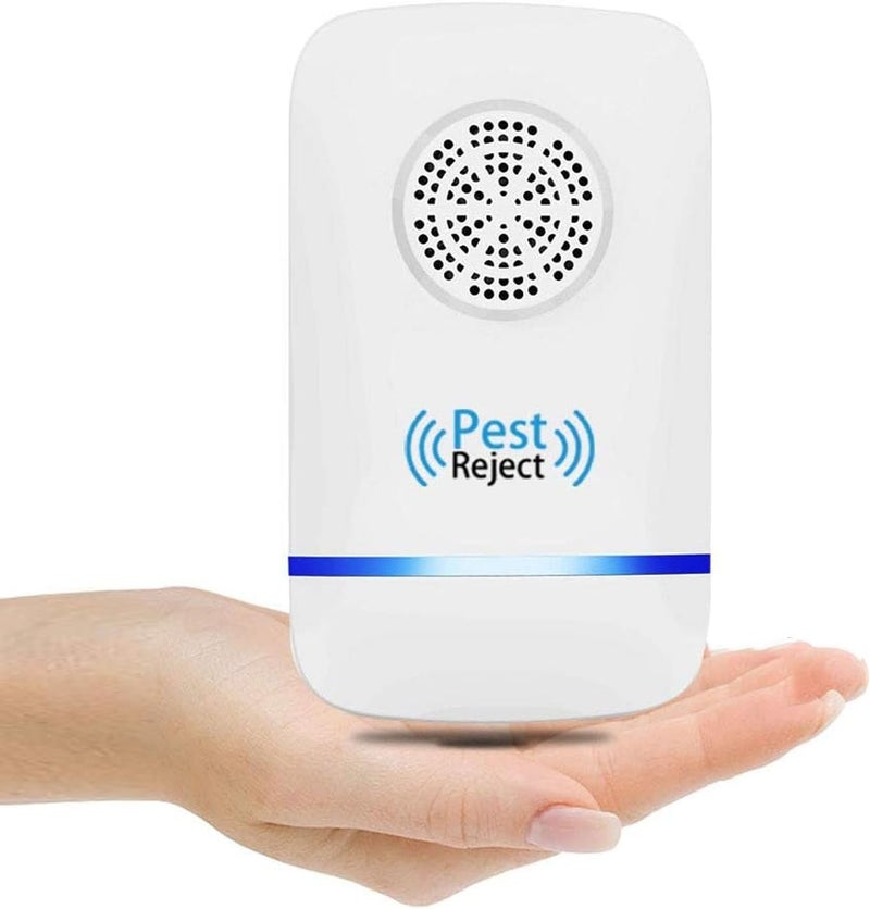 FUNI Ultrasonic Insect Repellent, Indoor Fly Repellent Plug-In, Pest Control for Ants, Bed Bugs, Cockroaches, Flies, Mosquitoes, Non-toxic, Human, Pet Safe, for Home, Kitchen, Office, Garage, Hotel - Image 1