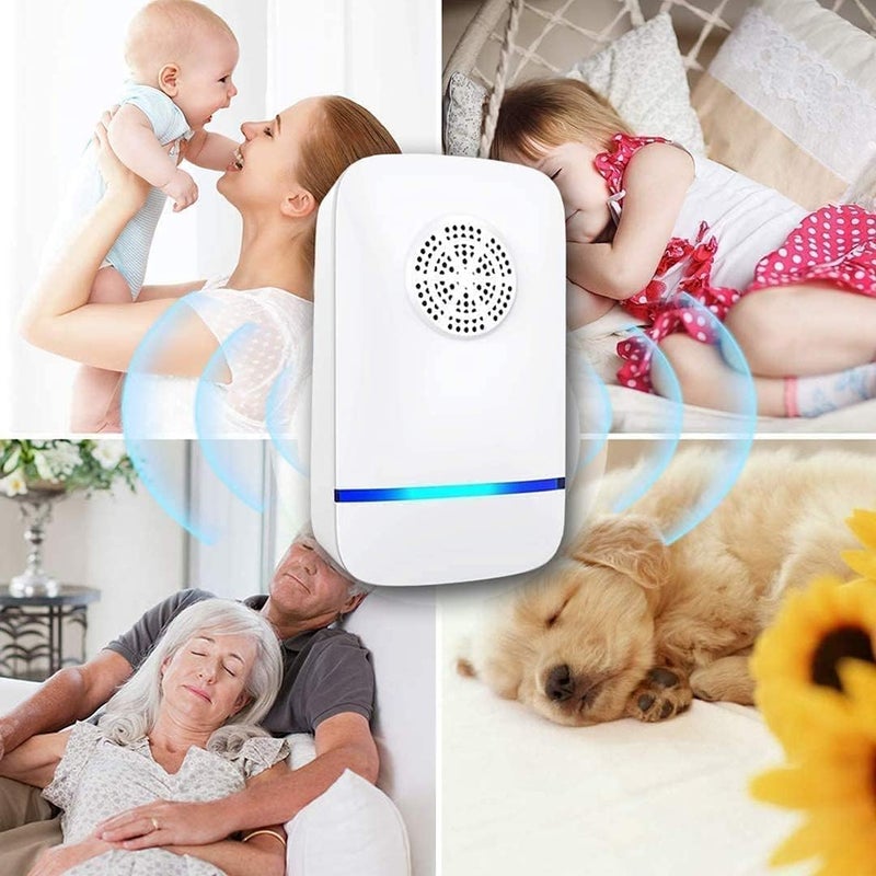 FUNI Ultrasonic Insect Repellent, Indoor Fly Repellent Plug-In, Pest Control for Ants, Bed Bugs, Cockroaches, Flies, Mosquitoes, Non-toxic, Human, Pet Safe, for Home, Kitchen, Office, Garage, Hotel - Image 3