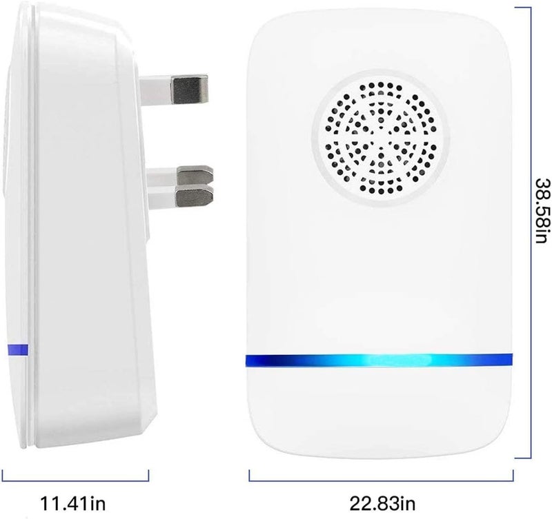 FUNI Ultrasonic Insect Repellent, Indoor Fly Repellent Plug-In, Pest Control for Ants, Bed Bugs, Cockroaches, Flies, Mosquitoes, Non-toxic, Human, Pet Safe, for Home, Kitchen, Office, Garage, Hotel - Image 2