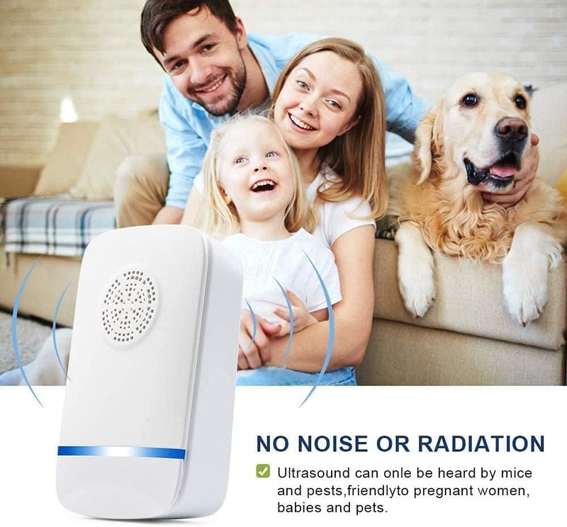 FUNI Ultrasonic Insect Repellent, Indoor Fly Repellent Plug-In, Pest Control for Ants, Bed Bugs, Cockroaches, Flies, Mosquitoes, Non-toxic, Human, Pet Safe, for Home, Kitchen, Office, Garage, Hotel - Image 4