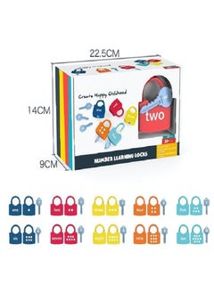 Onshine Kids Learning Locks With Keys Numbers Matching And Counting Educational Toy  - Image 1