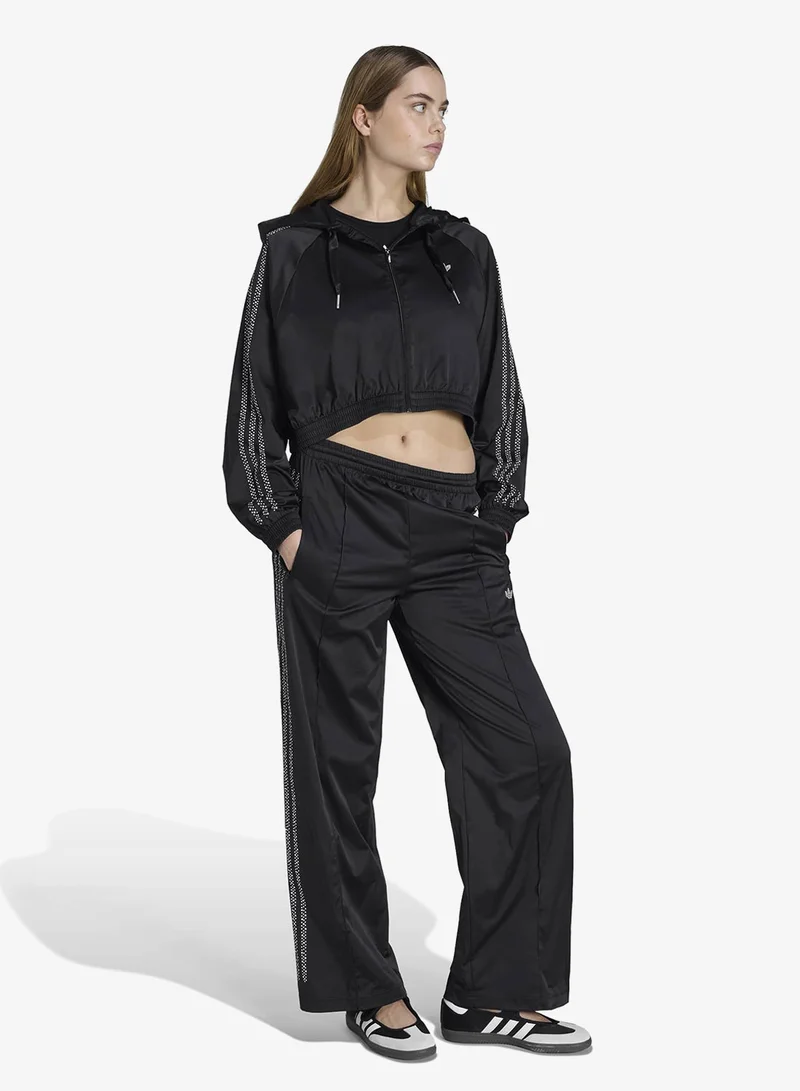 Adidas Originals BLACK Pearl Cropped  Hoodie for Women | Best Price UAE
