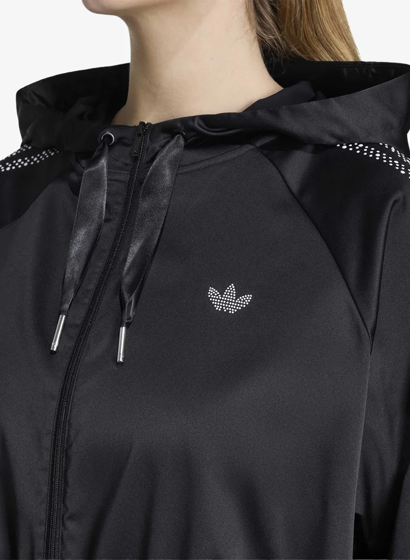 Adidas Originals BLACK Pearl Cropped  Hoodie for Women | Best Price UAE
