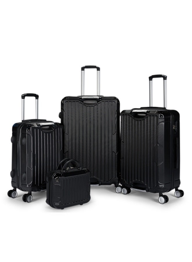 ليمرا طقم شنط سفر من ليمرا مكون من 4 قطع حقائب أمتعة لون أسود - Image 1