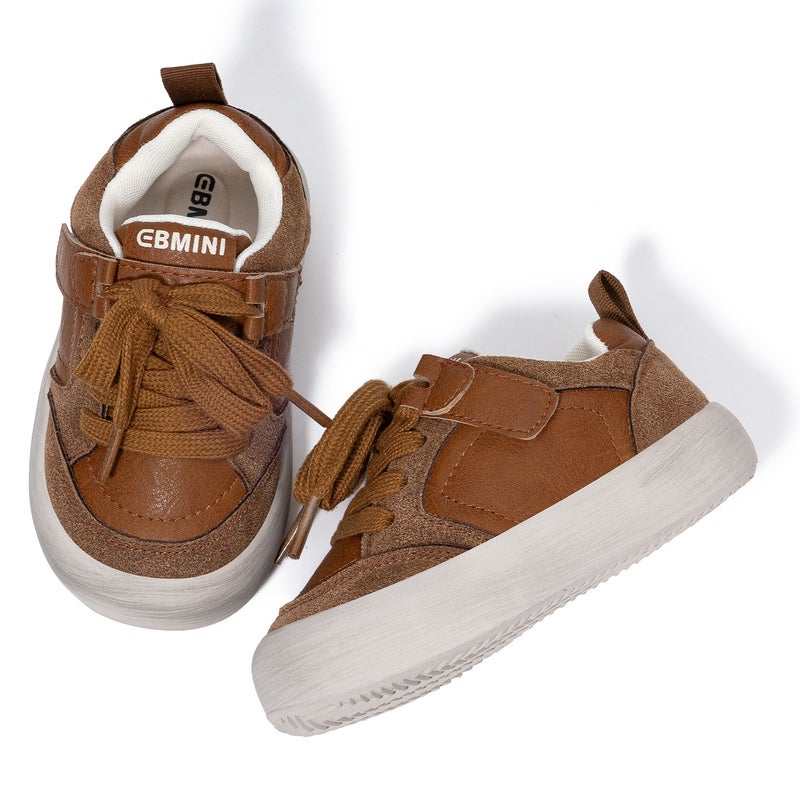 Yingbeimini Kids Low Top Sneakers - Hook and Loop, Anti-Slip Sole - Image 5