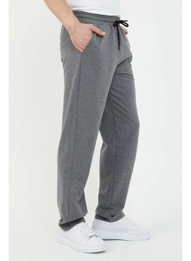 Mmetalic Men's Anthracite Straight-Leg Relaxed-Fit Sweatpants