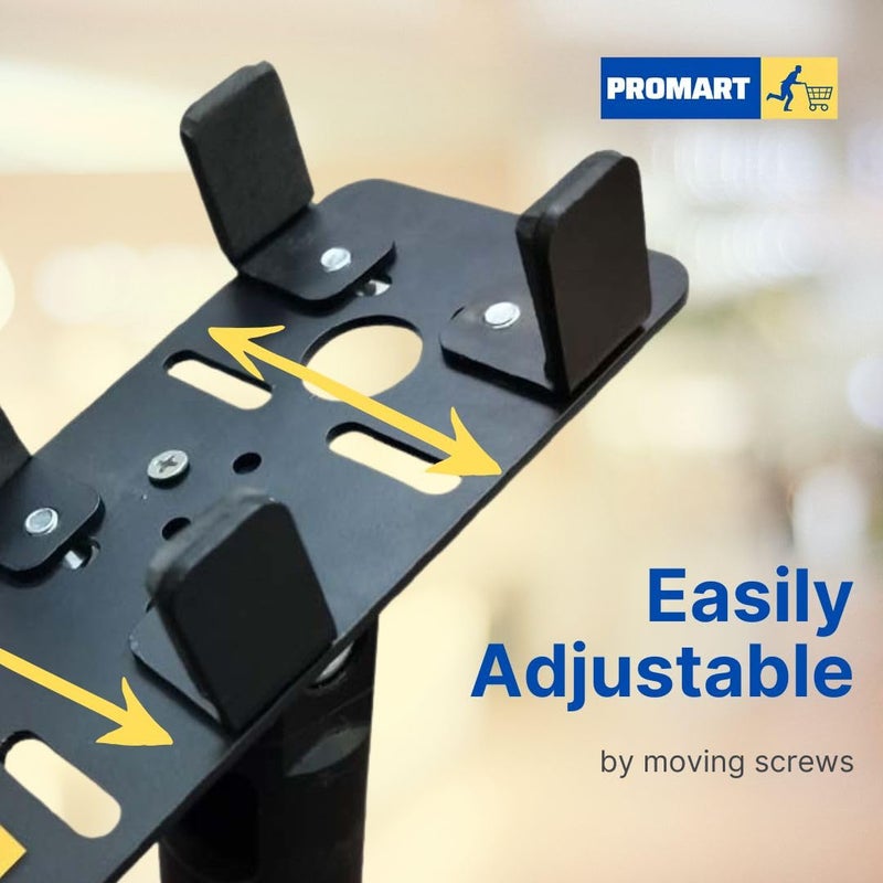 Pro-mart EDC | POS Machine Rotatable and Adjustable POS Display Stand Cashier Counter Credit Card Machine Display Stand (Black) - Image 3