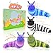 Cevioce Easter Basket Stuffers for Kids Toddlers 4Pcs Party Favors Fidget Toys Slugs for Students Classroom Prizes Goodie Bag Stuffers for Kids 35 Easter Gifts for Boys Girls A - Image 2