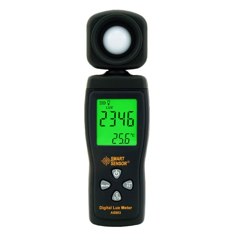 SMART SENSOR Lux Light Meter for Photography Grow Plants Led Photometer Lighting Intensity Brightness Measurement Pocket Digital Photo Illuminance Sensor  - Image 1