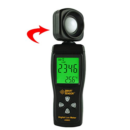 SMART SENSOR Lux Light Meter for Photography Grow Plants Led Photometer Lighting Intensity Brightness Measurement Pocket Digital Photo Illuminance Sensor  - Image 3
