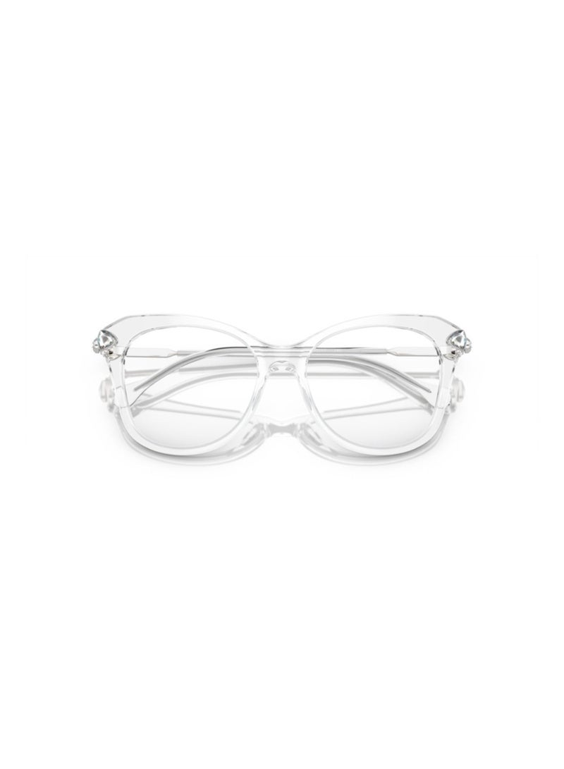 SWAROVSKI Swarovski Woman Irregular  Eyeglasses- Sk 2012 - Lense Size:51Mm - Crystal - Image 5