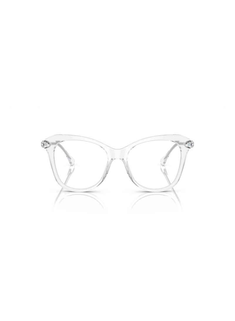 SWAROVSKI Swarovski Woman Irregular  Eyeglasses- Sk 2012 - Lense Size:51Mm - Crystal - Image 4