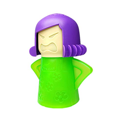 Aivwis Angry Mama Microwave Oven Steam Cleaner, Angry Mom Microwave Cleaner, Just Add Vinegar and Water, Cut Cleaning Time by Half (Green) - Image 1