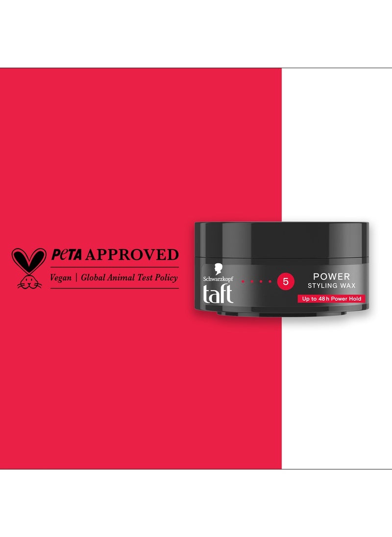 Schwarzkopf - Taft Power Hair Styling Wax 75ml - Image 1