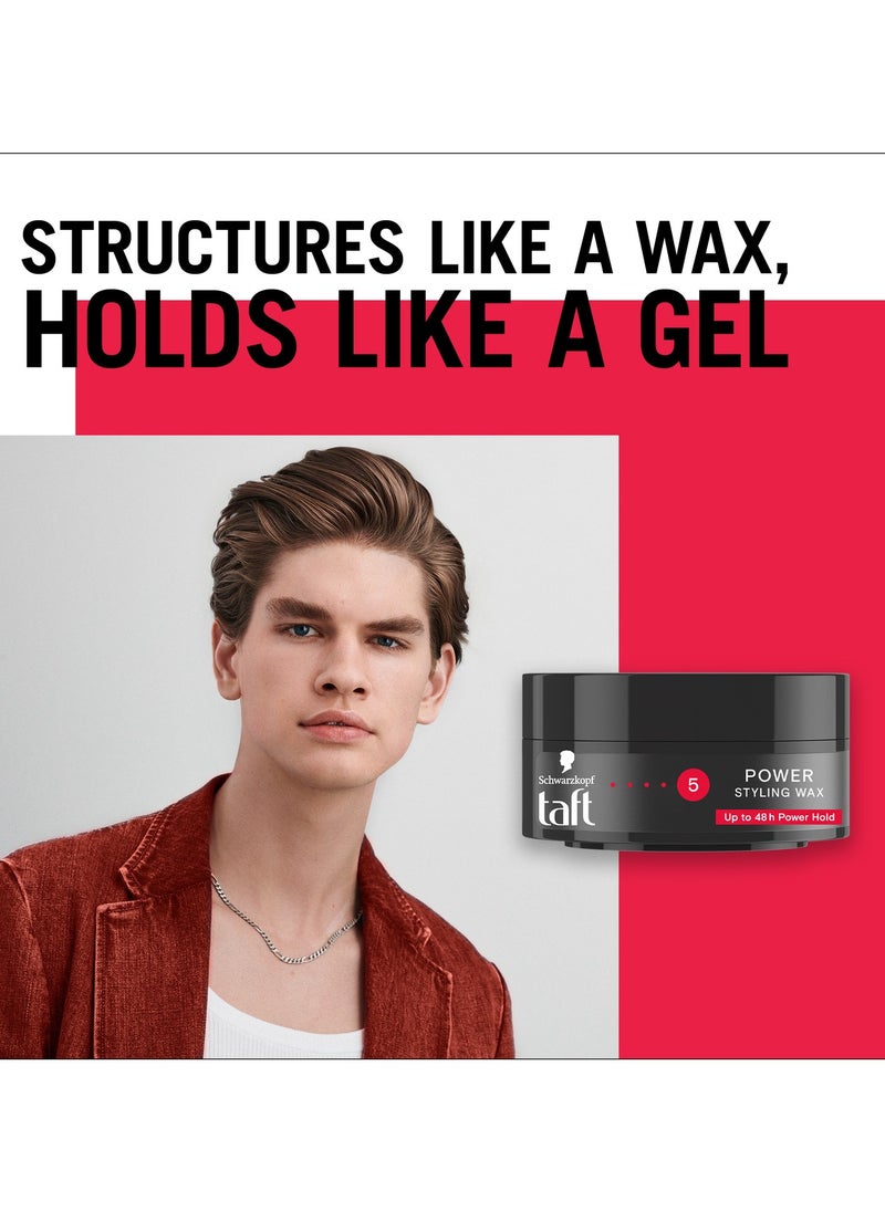 Schwarzkopf - Taft Power Hair Styling Wax 75ml - Image 1