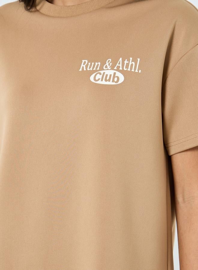 Styli Slogan Print Oversized T-Shirt - Image 4