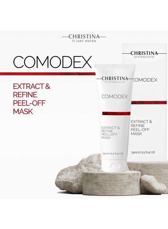 -CHRISTINA- قناع كومودكس للاستخراج والتصفية القابل للإزالة مع حمض الساليسيليك وفيتامين C | تقشير الوجه لإزالة الرؤوس السوداء وتأثير امتصاص الزيت | لجميع أنواع البشرة 75 مل - Image 5