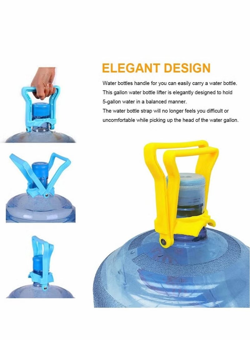 GMORO Water Bottle Carrier Lifter, 2 Pcs Multifunctional Advanced Ergonomic 5 Gallon Water Bottle Handle, 5 Gallon Advanced Ergonomic Drinking Water Bottle Handle Anti-Slip Easy to Carry - Image 3