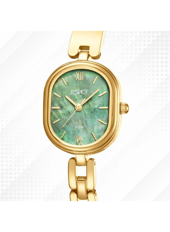 ECSTACY  Women's 304 solid stainless steel Analog Watch E25513-GBGG - 23 mm for Women | Best Price UAE