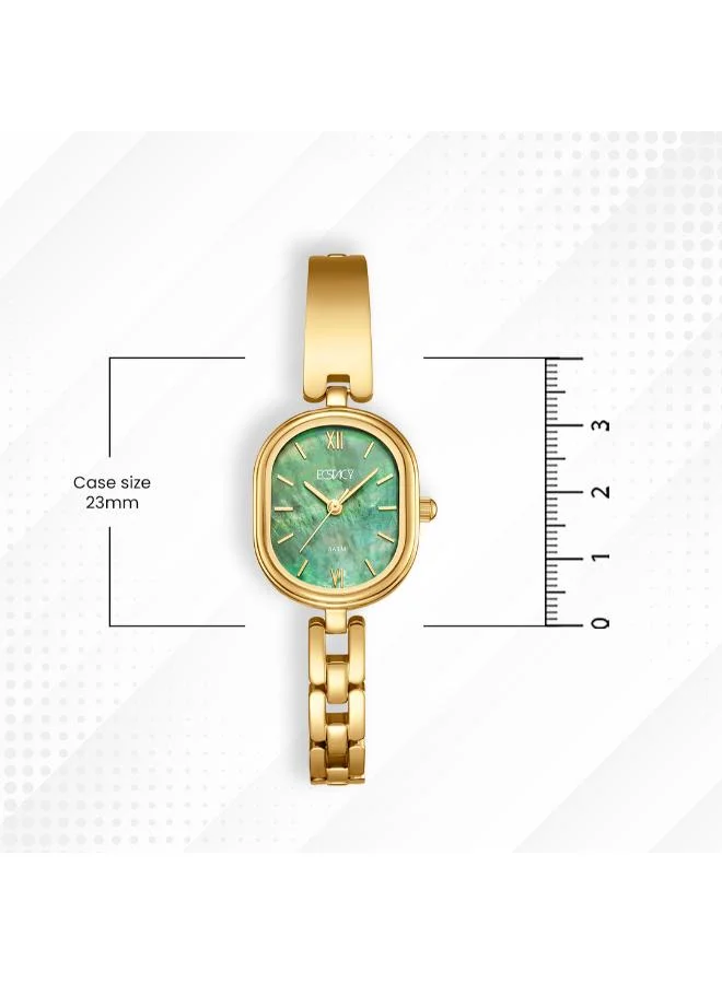 ECSTACY  Women's 304 solid stainless steel Analog Watch E25513-GBGG - 23 mm for Women | Best Price UAE