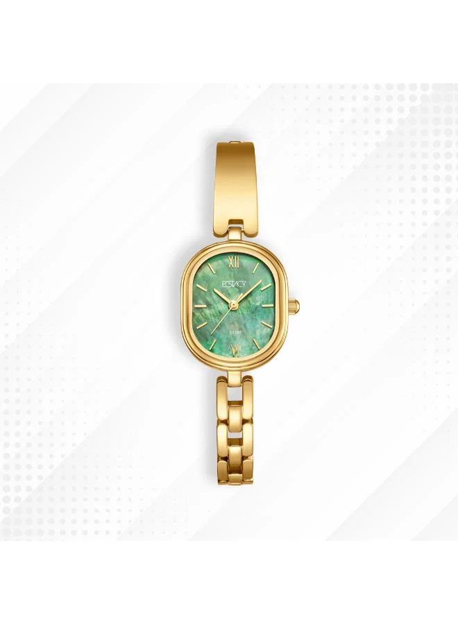 ECSTACY  Women's 304 solid stainless steel Analog Watch E25513-GBGG - 23 mm for Women | Best Price UAE