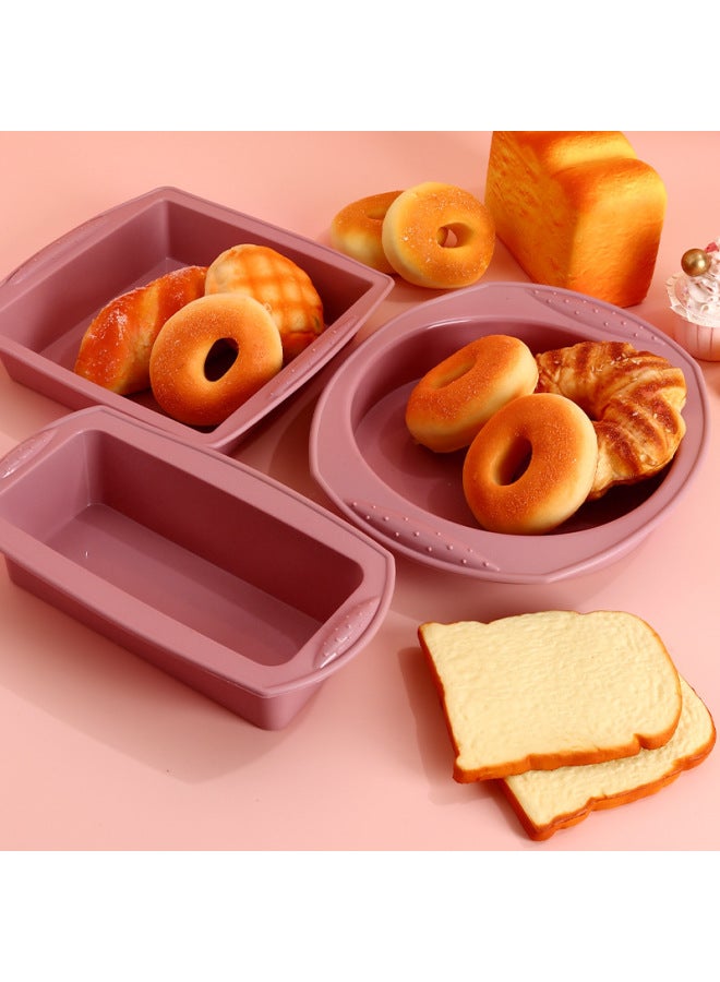 Daily Use Kitchen Baking Set Baking Tray Tools - Modern Minimalist Style-Specifications:Baking 7-piece Set (boxed)-Color:Nordic Powder - Image 5