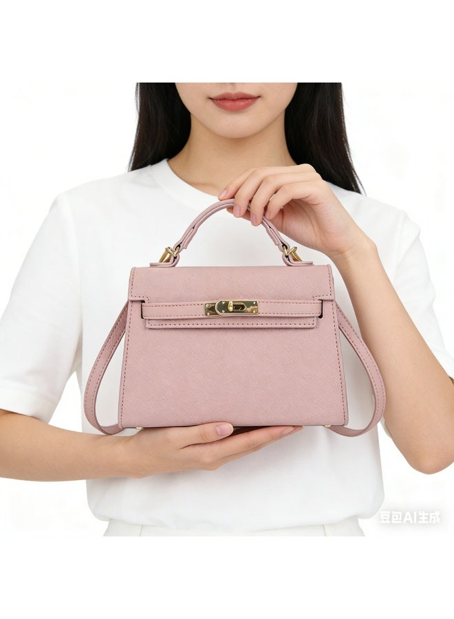 Magic Park Women's Handbags Crossbody Bags Small Carryall Bag Top Handle Satchel with Detachable Strap Women's Tote Bag PU Fashion Designer Handbags,Pink - Image 4