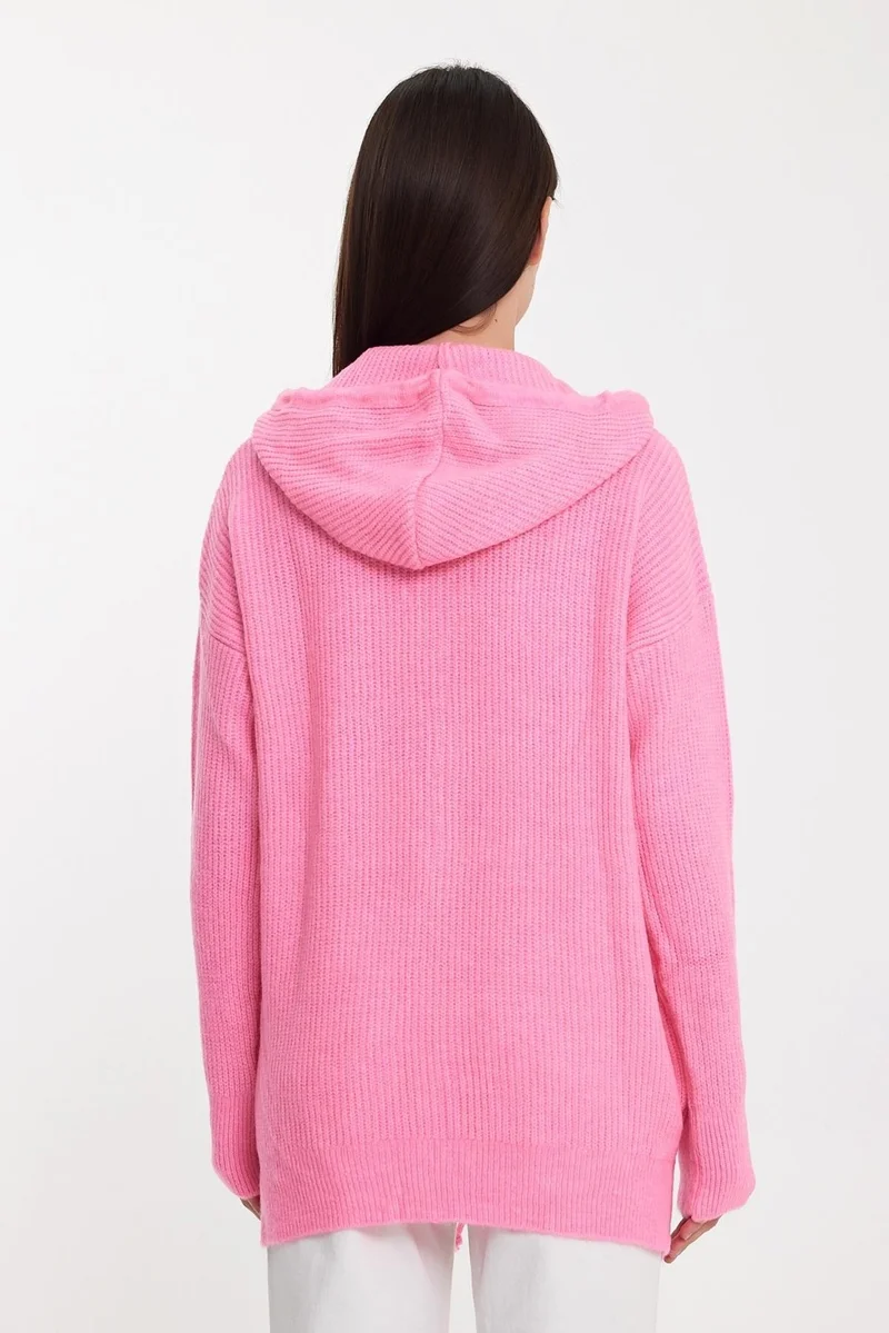 الكسندر جاردي Hooded Zippered Knitwear CARDIGAN(A92409-S)