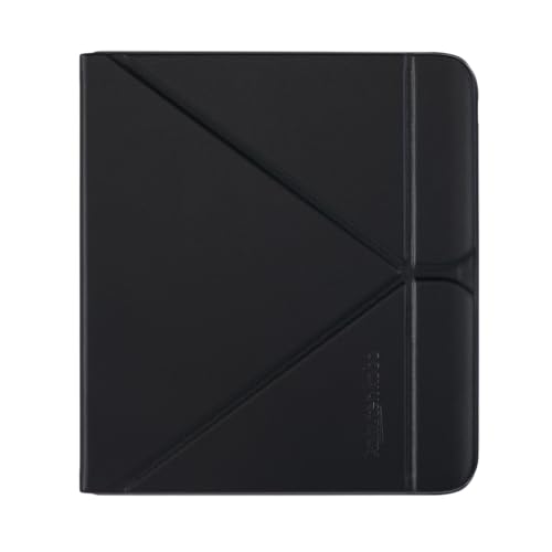 Kobo Libra Colour SleepCover Case | Black | Sleep/Wake Technology | Built-in 2-Way Stand | Vegan Leather | Compatible with 7” Kobo Libra Colour eReader - Image 1