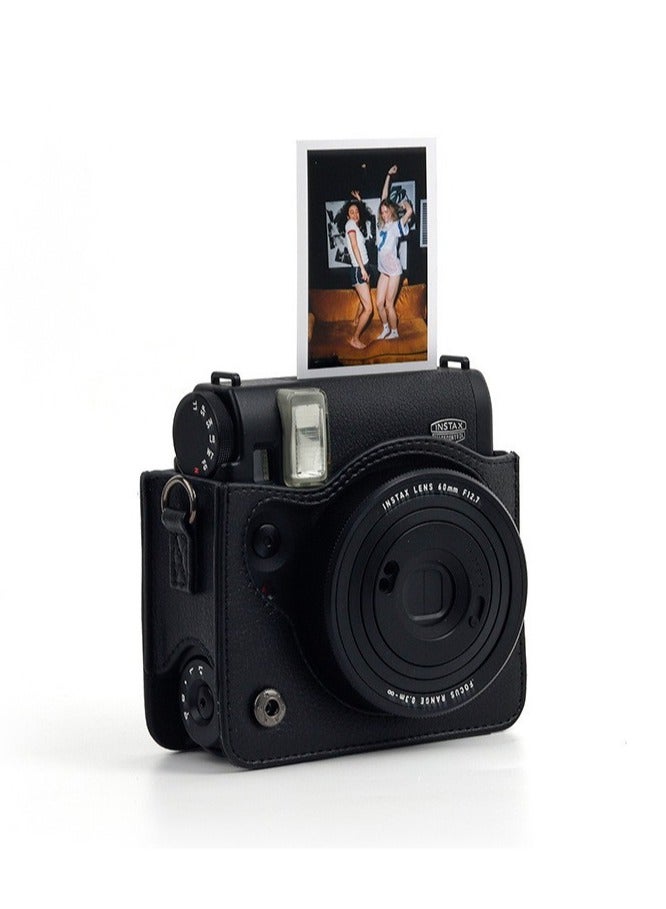 General Applicable to mini 99 instant leather retro camera bag protective case PU photography bag camera case storage bag  - Image 3