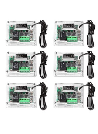 وحدة تحكم في درجة الحرارة مكونة من 6 قطع، وحدة ترموستات رقمية بشاشة LCD XH-W1209، مع مسبار NTC مقاوم للماء، 50~110 درجة مئوية، مفتاح وحدة التحكم في درجة الحرارة الإلكترونية DC 12V - pzsku/ZC0EFA3E9FE1264C24E1EZ/45/_/1722183631/c31dc009-9a55-4048-bd1b-bbd13ea7cbed