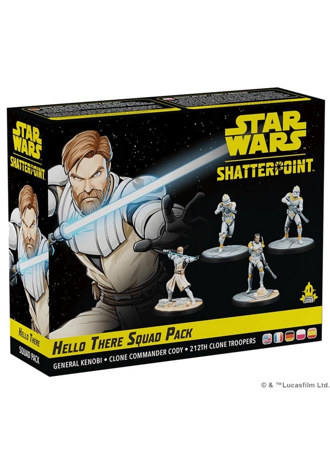 Atomic Mass Games Star Wars Shatterpoint Hello There SQUAD PACK - Unleash the Force with Iconic Characters! Tabletop Miniatures Game, Ages 14+, 2 Players, 90 Minute Playtime, Made by Atomic Mass Games - Image 1