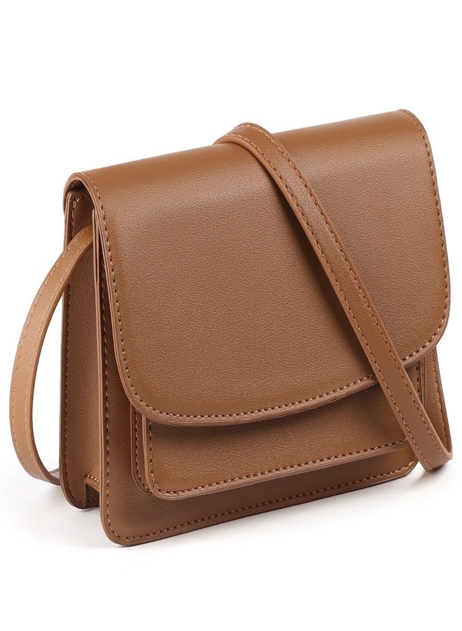 FALAN MULE Crossbody Bags for Women PU Leather Trendy Shoulder Handbags Purses for Women with Adjustable Wide Strap - Image 1