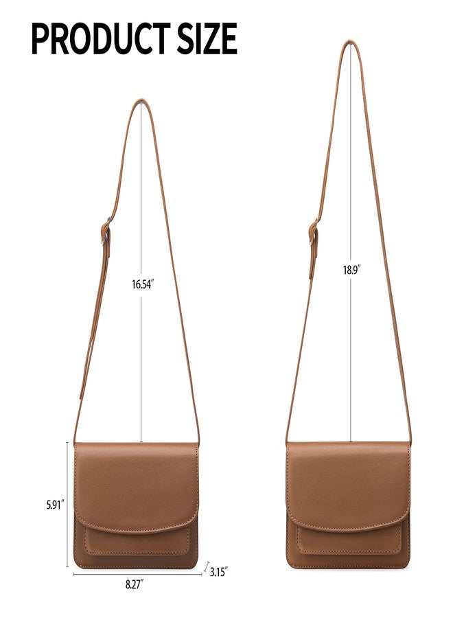 FALAN MULE Crossbody Bags for Women PU Leather Trendy Shoulder Handbags Purses for Women with Adjustable Wide Strap - Image 3