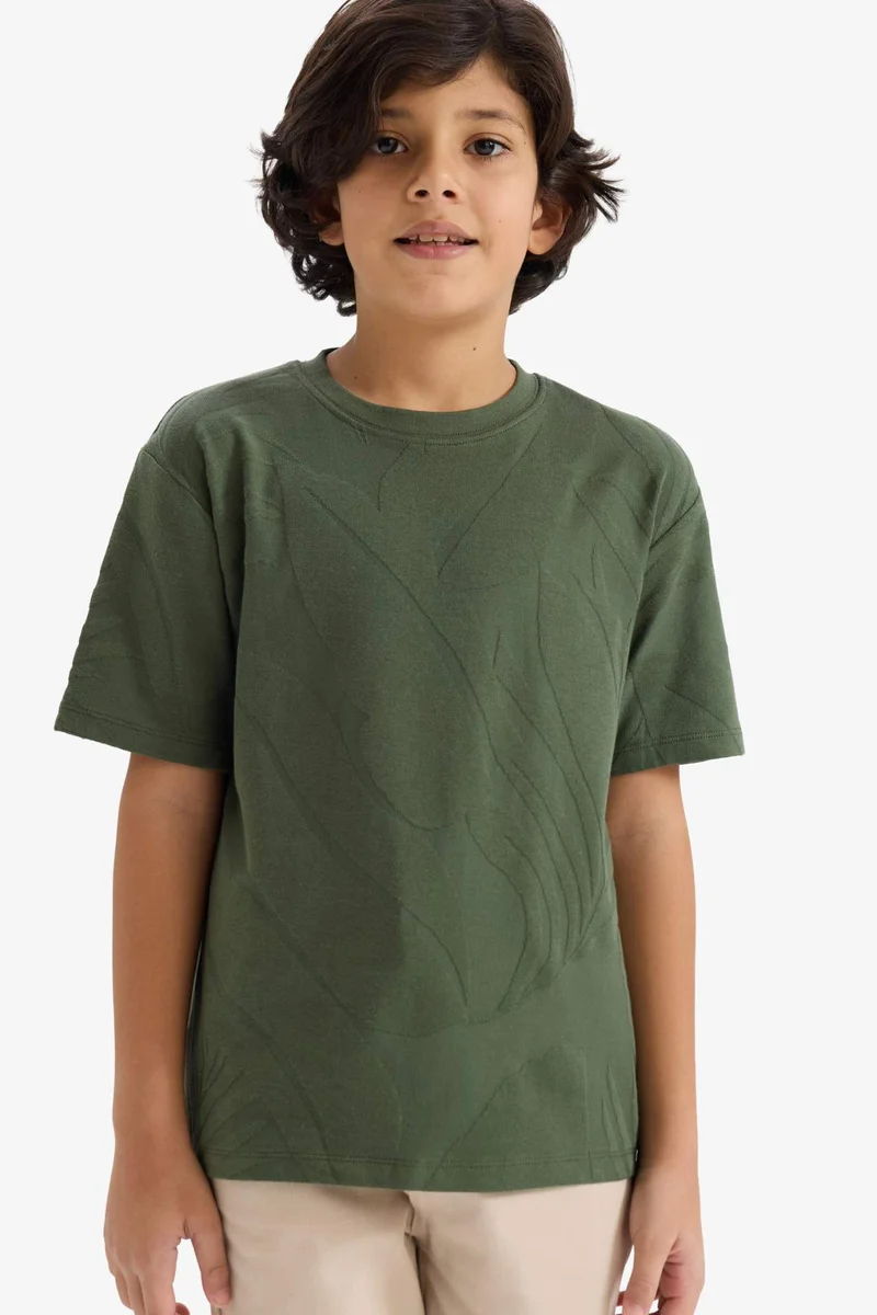 DeFacto Boy Regular Fit Crew Neck Short Sleeve T-Shirt
