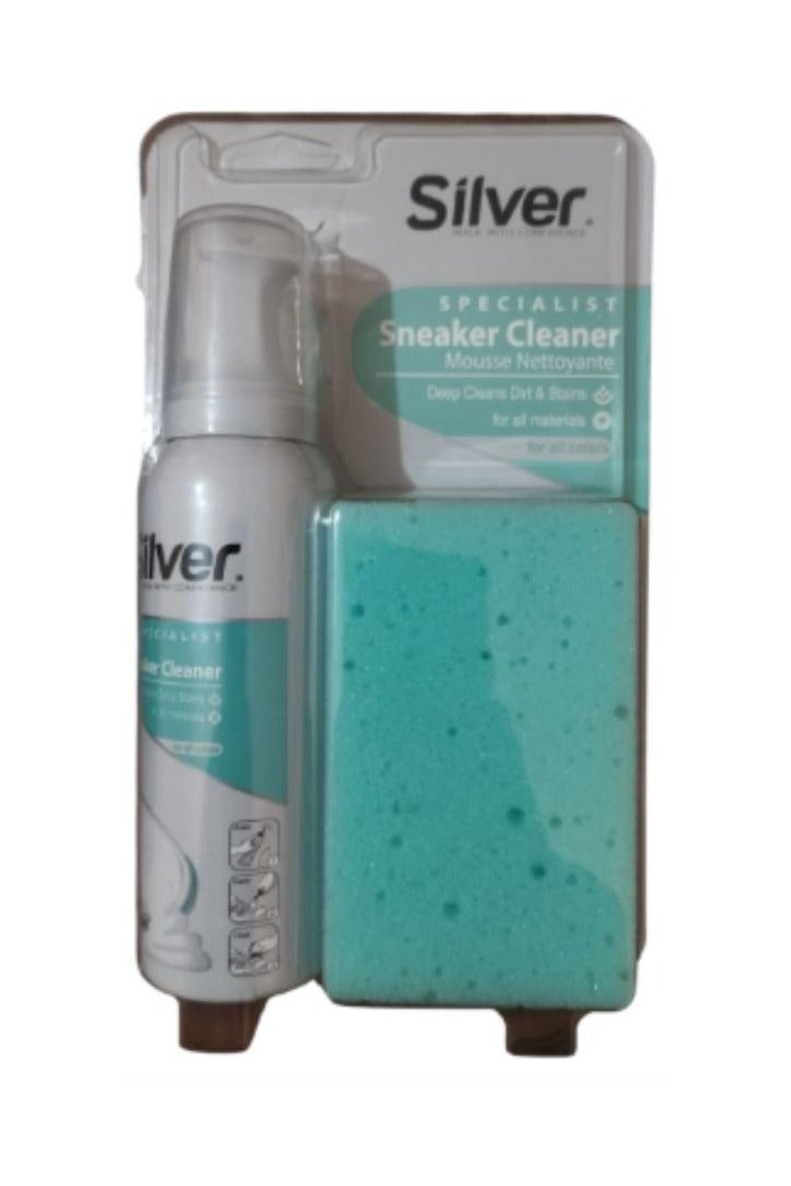 Sneaker Cleaner for cleaning sports shoes, all leather and fabric materials with a 125ml sponge