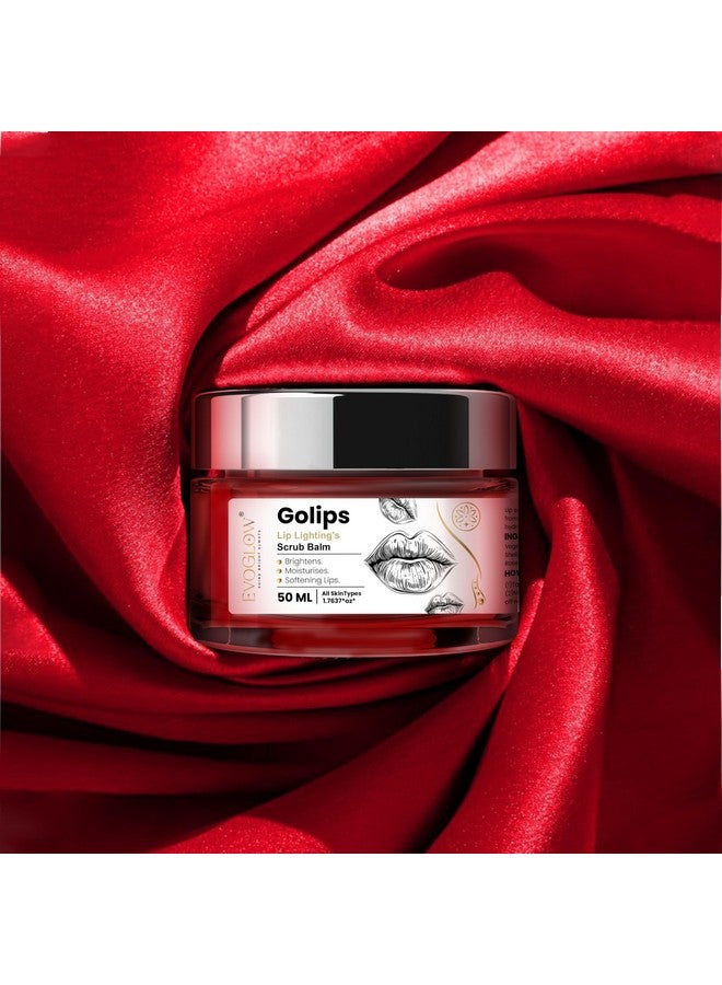 Golips Lip Lightening Scrub Balm, 50 ML, Brightening and Moisturising Formula - Image 4
