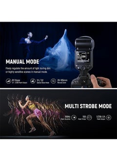 Neewer NEEWER Z2-C 2.4G TTL Round Head Flash Speedlite Compatible with Canon Cameras, 76Ws 1/8000s HSS with Diffuser, 2 Modeling Lamps, Upgraded UI, TTL/M Toggle Key, 3000mAh Battery, 600 Full Power Flash  - Image 5
