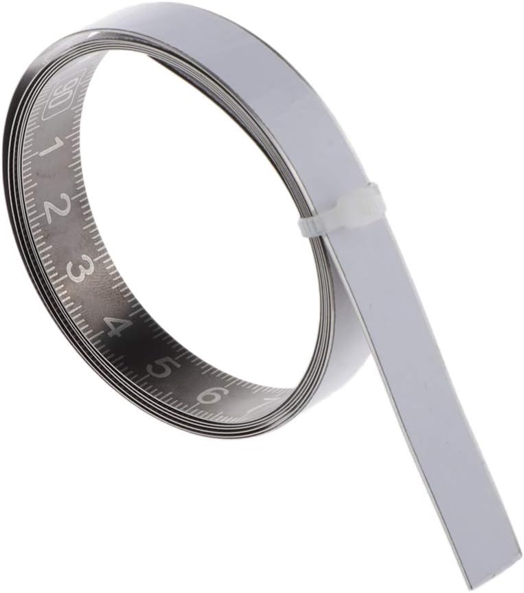 klarako Universal Adhesive Tape Measure Ruler Self Adhesive Measuring Tape W/Sticky Back Black, Middle 1M - Image 5