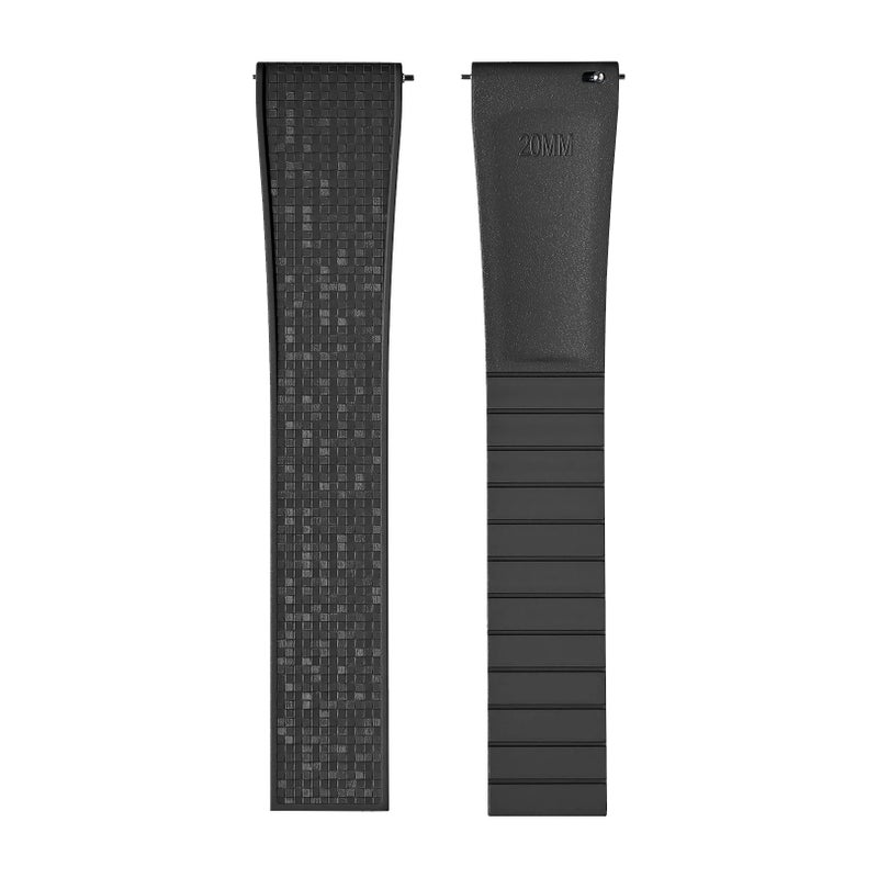 Bluejw Quick Release FKM Rubber Watch Strap 18mm 20mm 21mm 22mm - Premium Waterproof Replacement Band for Tissot & Omega Watches - Image 1