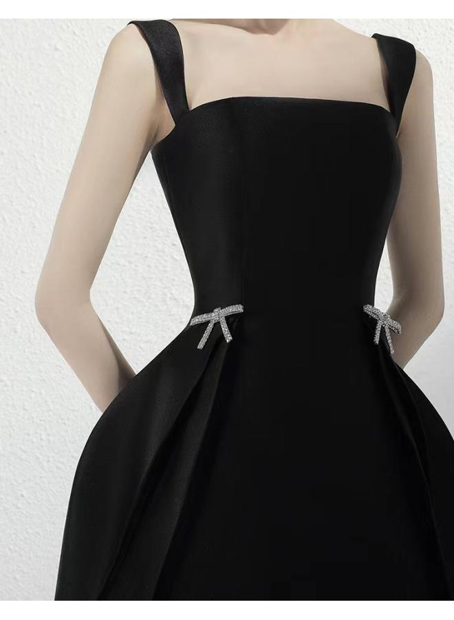 Vietnam Niche Design Women's Brand Summer New Sling Solid Color Dress Tube Top Dress 9990