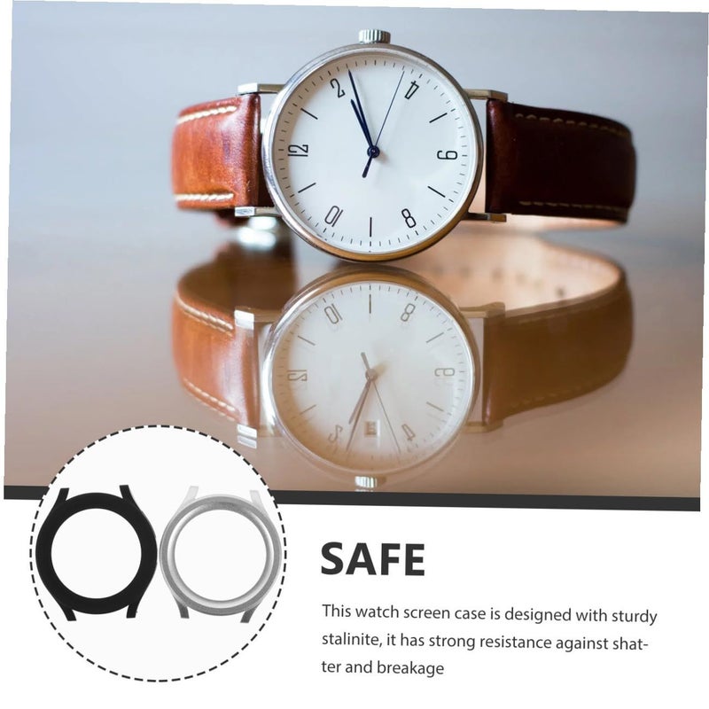 2pcs Anti Scratch Tempered Glass Watch Cover For Smartwatch Impact Resistant Easy Install - Image 4
