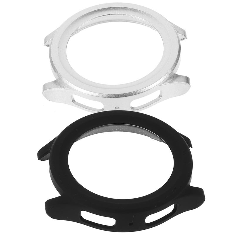 2pcs Anti Scratch Tempered Glass Watch Cover For Smartwatch Impact Resistant Easy Install - Image 2