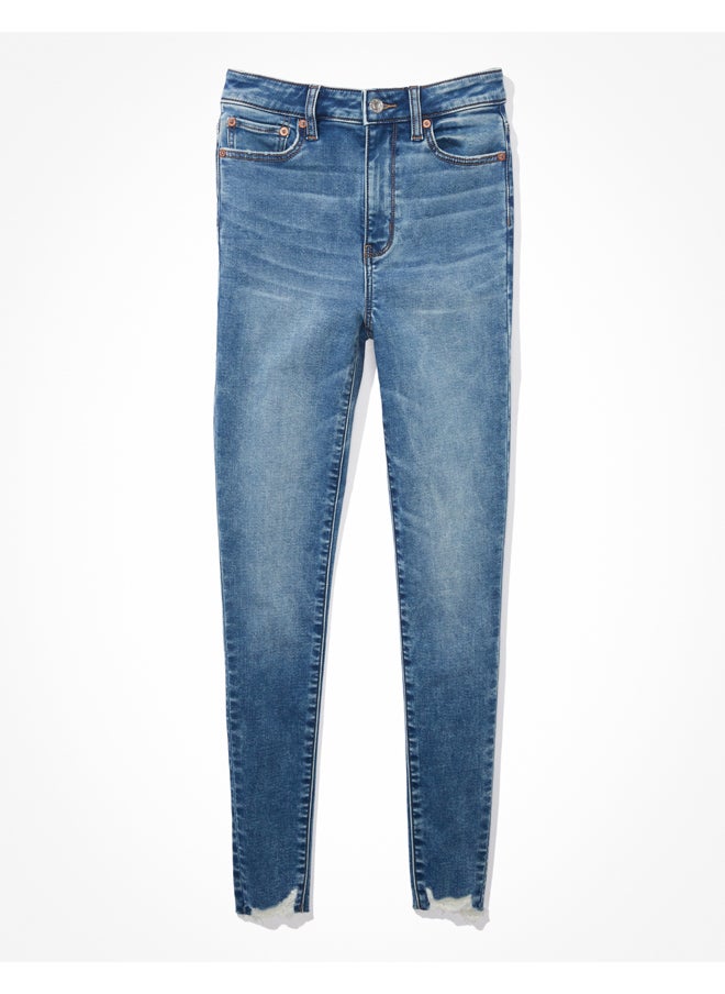 American Eagle - بنطلون جينز ضيق بخصر عالٍ للغاية من AE Ne(x)t Level - Image 1