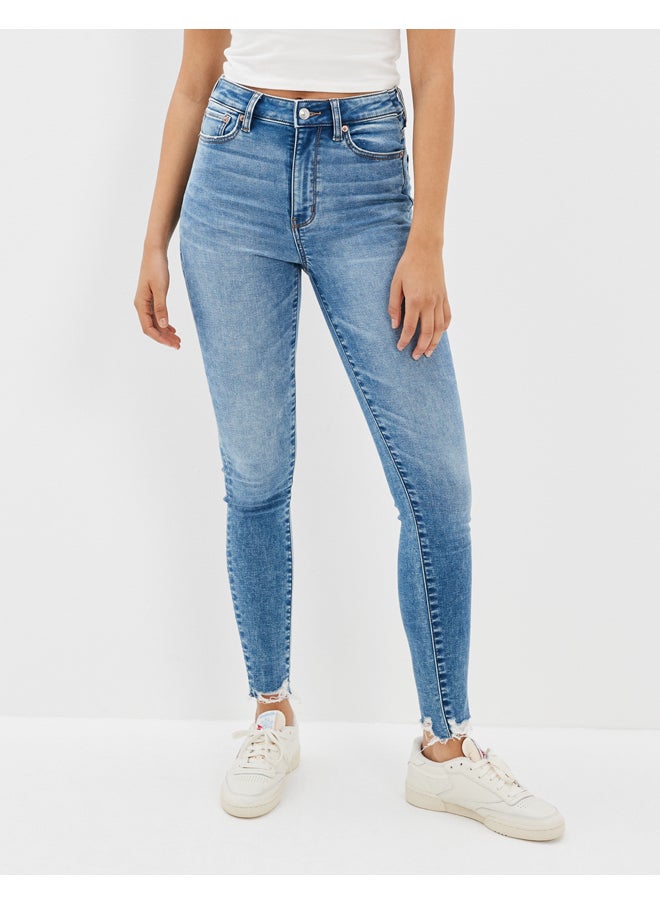 American Eagle - بنطلون جينز ضيق بخصر عالٍ للغاية من AE Ne(x)t Level - Image 1