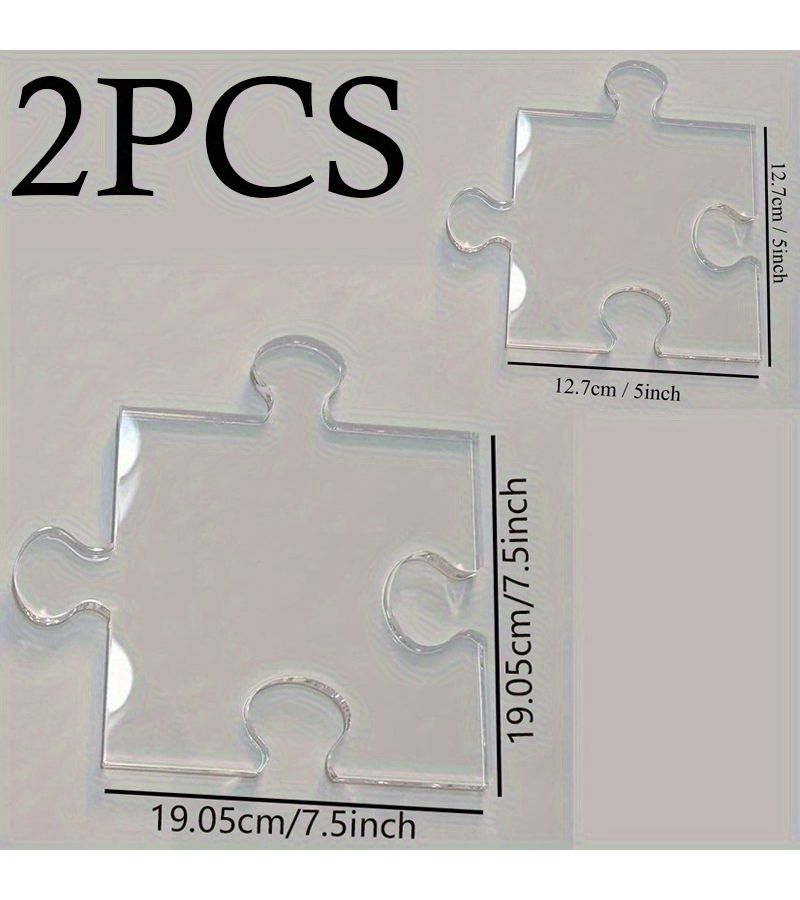 قالب طحن أكريليك Y 105 قطعتان تصميم لغز قالب قطع دقيق - Image 1